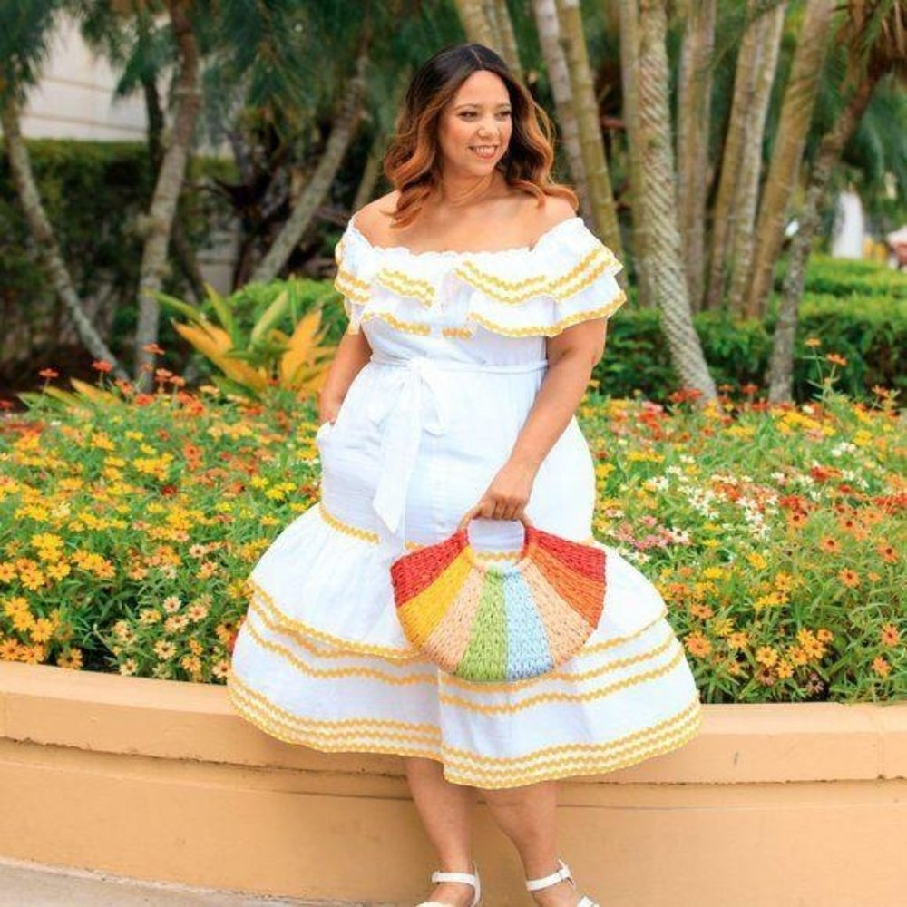Lisa Marie Fernandez X Target Ric Rac Off Shoulder - Picture 4 of 15